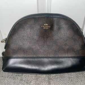 Coach Brown and Black Handbag